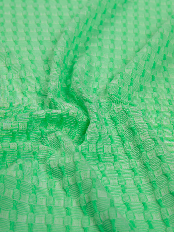 Why is Polyester Viscose Spandex Crinkle Fabric suitable for making summer dresses?