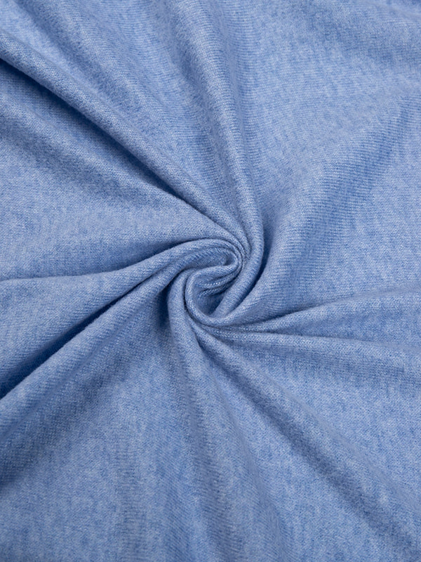 Why is the dimensional stability of Polyester Spandex Loose Knit Fabric an advantage?