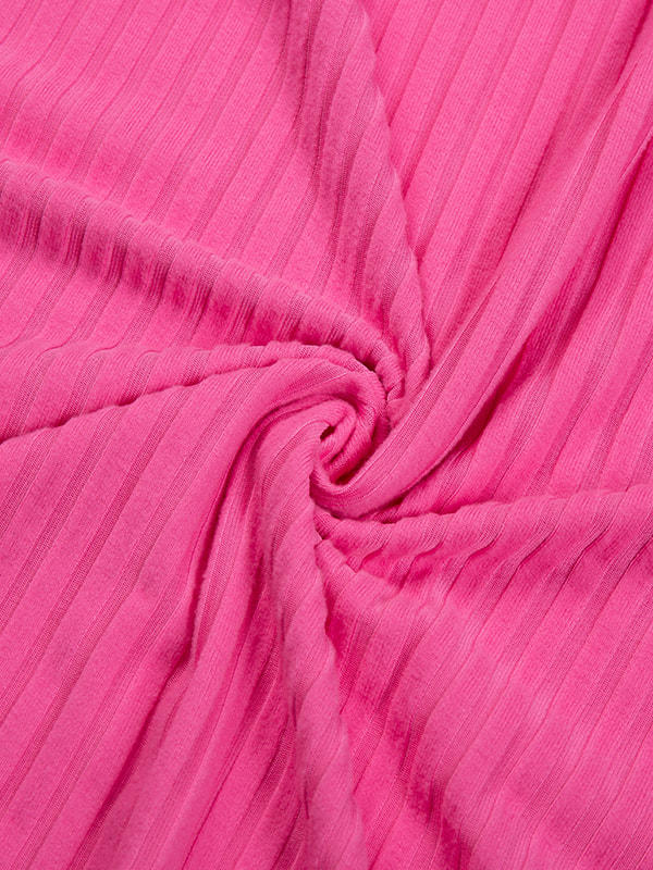 DTY Poly spandex 2*2 rib both side peach for trim or dress, durable,smooth&anti wrinle,light to heavy weight.